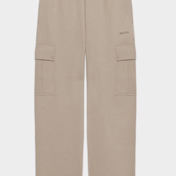 Aritzia | Cozy Fleece Mega Drop Shoulder Zip Hoodie + Mega Cargo Sweatpant Set - Picture 1 of 12